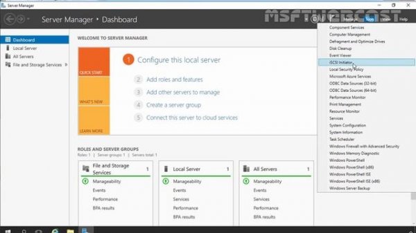 20. Configuring iSCSI Storage Target Server in Windows server 2016