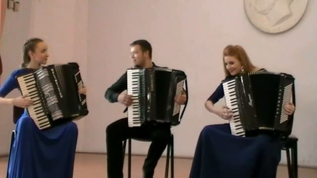 Трио аккордеонистов "Настроение" А.Сидорова, О.Ващенко, Б.Денищук Новосибирск смотреть онлайн