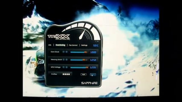 HD 6850 over OC test ( 1000MHz 1250MHz 1.3v ) смотреть онлайн