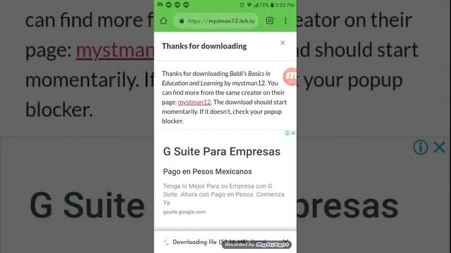 How to download Baldi's Basics for Android (Link in the description) смотреть онлайн