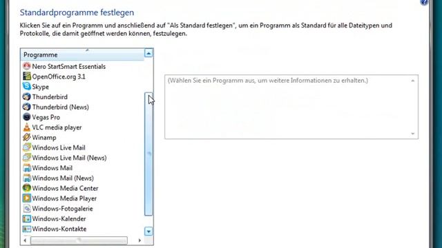Windows Vista: Standardprogramme festlegen/ändern смотреть онлайн
