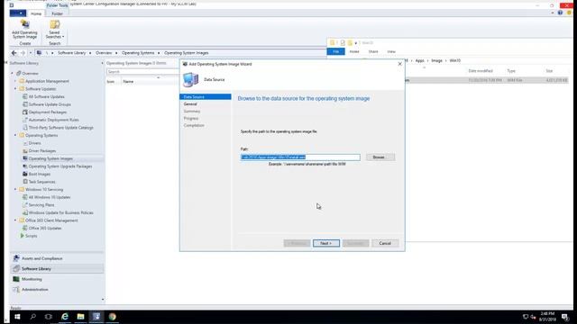 How to import Windows 10 wim file in SCCM смотреть онлайн
