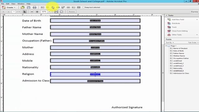 How to create a fillable PDF from Existing Document in Adobe Acrobat Pro смотреть онлайн