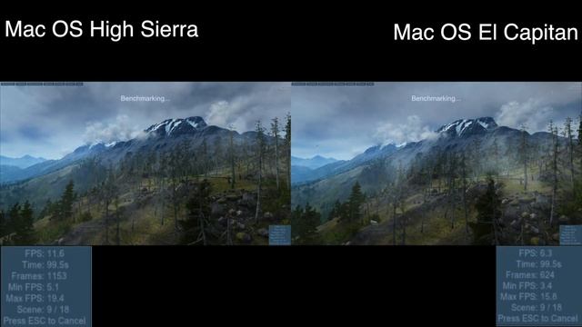 How Much Faster is Metal 2? Metal 2 VS Metal 1 Benchmark: Valley High Sierra 10.13 смотреть онлайн