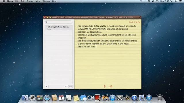How to's #1;How to record your mac screen NO JAILBREAK,NO LAG смотреть онлайн