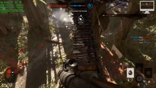 Star Wars: Battlefront GTX 1050TI 4GB - FX 6300 - 16GB RAM - 1080P - 60FPS смотреть онлайн