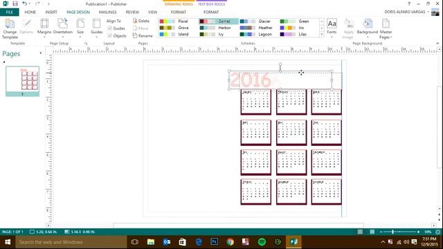 Microsoft Publisher Calendar Tutorial смотреть онлайн
