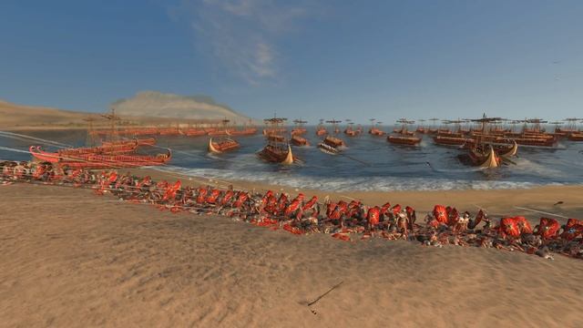 ARROW RAIN vs NAVAL LANDING - Total War ROME 2 смотреть онлайн