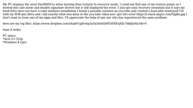 How do I fix windows error 0xc000021a? смотреть онлайн