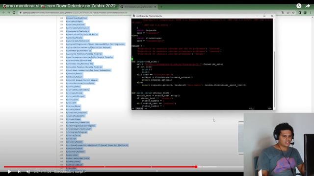 ZABBIX, DOWNDETECTOR E GRAFANA