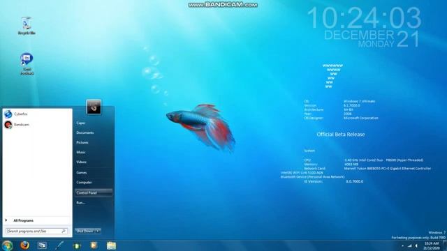 Windows 7 Build 7000 смотреть онлайн