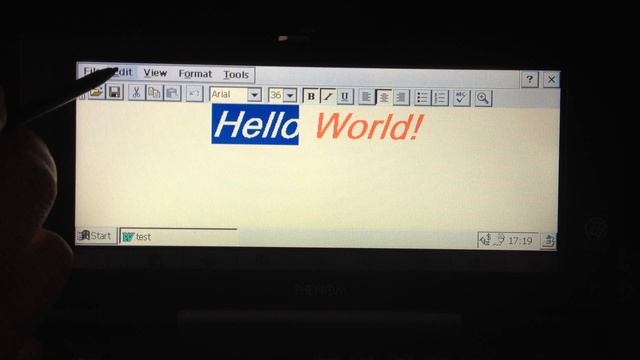 Windows CE 2.0 Pocket Word смотреть онлайн