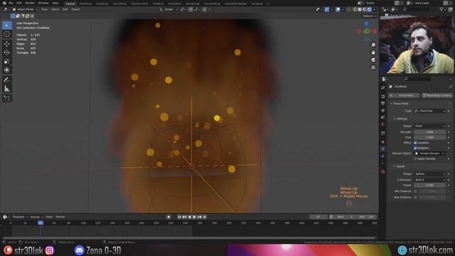 Fluid Flow (Force Fields) en Blender 3.0 - Tutorial Blender смотреть онлайн