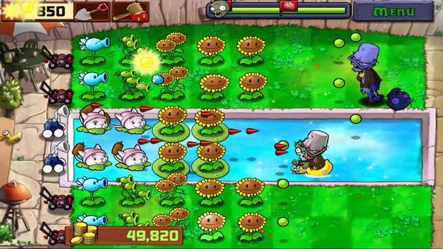 SURVIVAL ENDLESS #1 - Plants vs Zombies - Android Gameplay | Pilipheng Gameplay смотреть онлайн