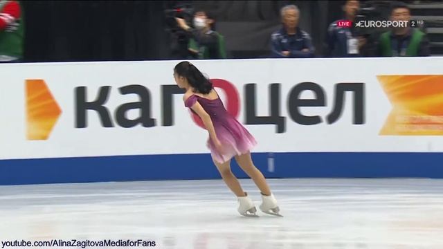 Alina Zagitova World Champ 2019 SP POTO WU F смотреть онлайн
