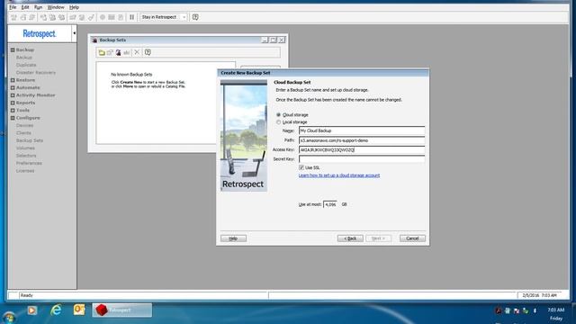 Cloud Backup Sets Windows смотреть онлайн