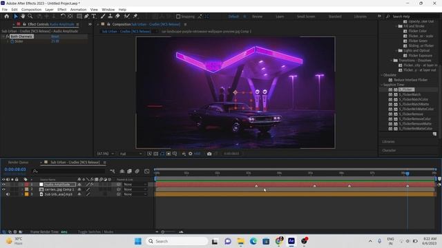 How to Mark The Audio Beats ; After Effects смотреть онлайн