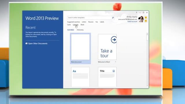 How to create a calendar in Microsoft® Word 2013 document in Windows® 8 смотреть онлайн