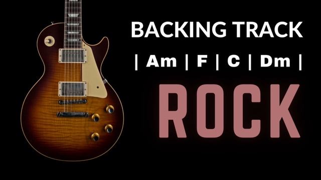 Solo Guitar Jamming - Am F C Dm 130 bpm смотреть онлайн