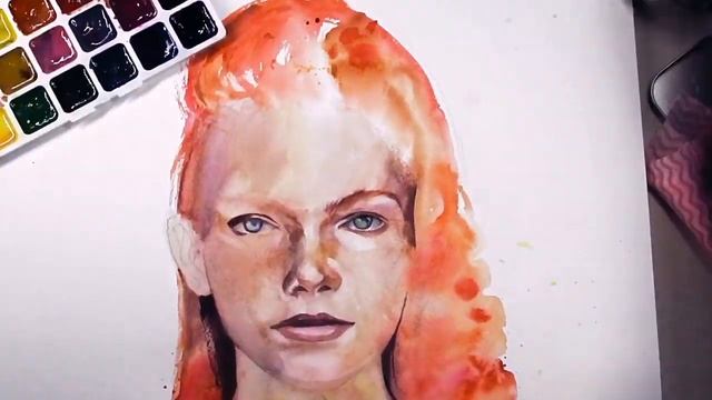 Watercolor | ashley | speedpaint смотреть онлайн