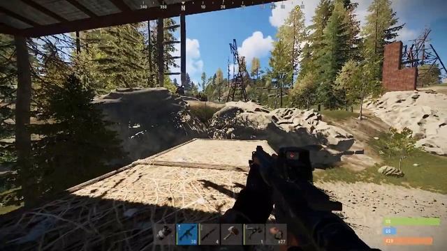 my first time playing rust... смотреть онлайн