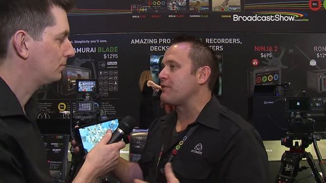Atomos Shogun and Ninja Star at NAB 2014 смотреть онлайн