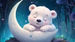 Колыбельная музыка для малышей без слов 💤 Успокаивающая для быстрого сна ✨ Мишка на луне