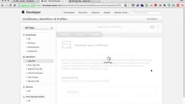 Part 1: Preparing Certificates + Provisioning Profile (iOS) смотреть онлайн