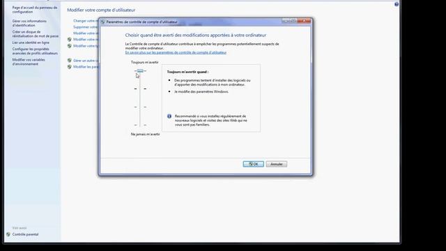 comment desactiver le control du compte d'utilisateur de windows 7 смотреть онлайн