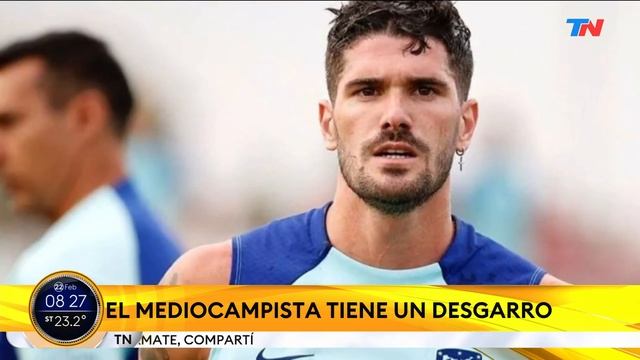 DE PAUL LESIONADO I El campeón del mundo no podrá jugar el Derbi español frente al Real Madrid смотреть онлайн