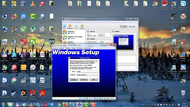 Windows 3.11 virtual box dos box смотреть онлайн