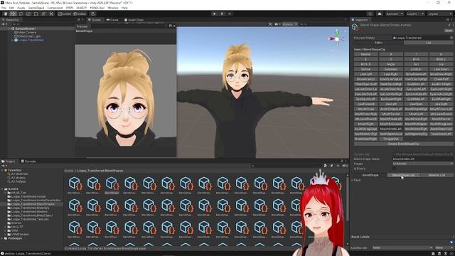 Unity HanaTool MeowFace with 42 Blendshapes смотреть онлайн