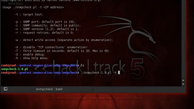 mile2 CPTE Backtrack 5 R2 SNMPcheck Demo смотреть онлайн