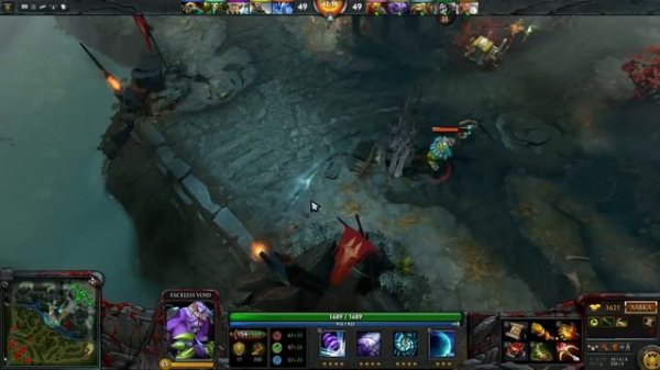 dota 2 Faceless Void Угарная игра