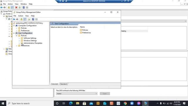 14-FOLDER REDIRECTION Server 2019 смотреть онлайн