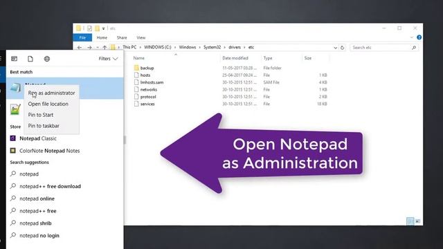 Easy Edit host file in windows 10 problem and solution смотреть онлайн