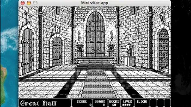 Mac System 6.0 - Dark Castle смотреть онлайн