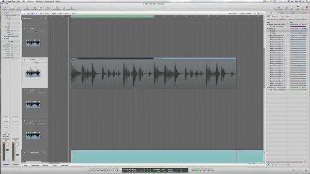 Logic Studio 9 Tutorial - Flex Time (Beats and Tempo) смотреть онлайн
