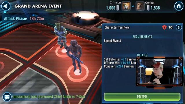Grand Arena - S7.R2 -SWGOH (3v3 Fun) смотреть онлайн