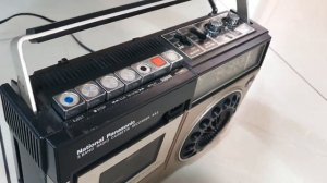 #NATIONAL PANASONIC RQ-543ADS 3 BAND RADIO CASSETTE RECORDER COMPLETE WORKING MO.  +919427322171