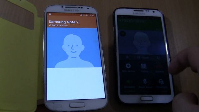 Over the Horizon Incoming call & Outgoing call at the Same time Samsung S4 +Galaxy Note 2 смотреть онлайн