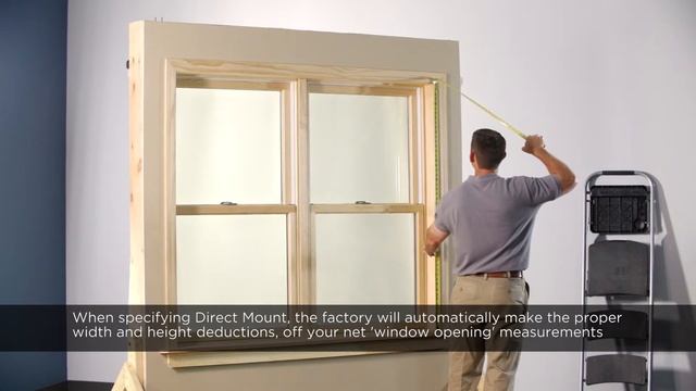 Measure for direct mount shutter in wood trimmed window смотреть онлайн