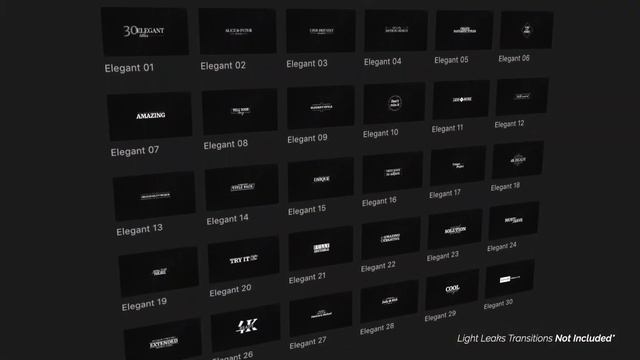 Elegant Titles for Final Cut Pro смотреть онлайн