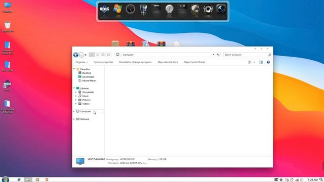 MacOs Big Sur Theme For Windows 7 смотреть онлайн
