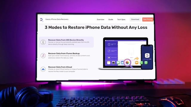 Best iOS Data Recovery 2024 Recover Deleted Videos Photos Contacts Messages without Backup смотреть онлайн