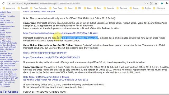 Ms.Excel: Date Time Picker смотреть онлайн