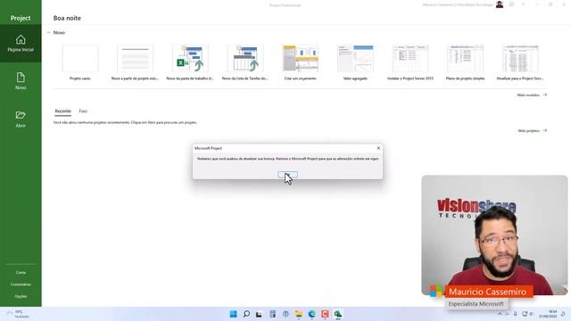 Baixando, instalando e ativando o Microsoft Project (Plano 3) no Windows 11 смотреть онлайн