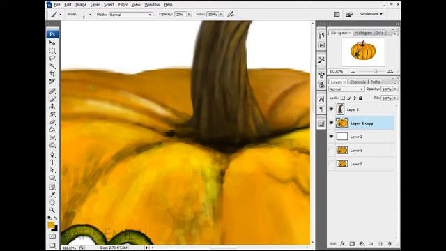 Pumpkin Worm Drawing by Rafik Emil H смотреть онлайн