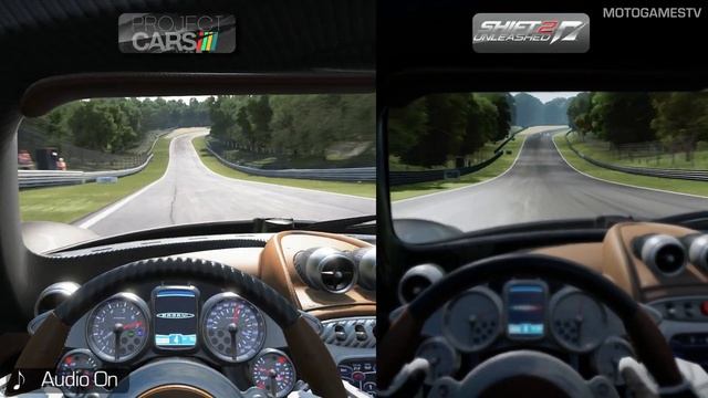 Project CARS Build 803 vs SHIFT 2 - Pagani Huayra at Brands Hatch GP смотреть онлайн