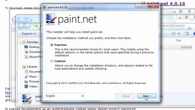 How to Install Paint.NET 4.0.16 on Windows (2017) смотреть онлайн